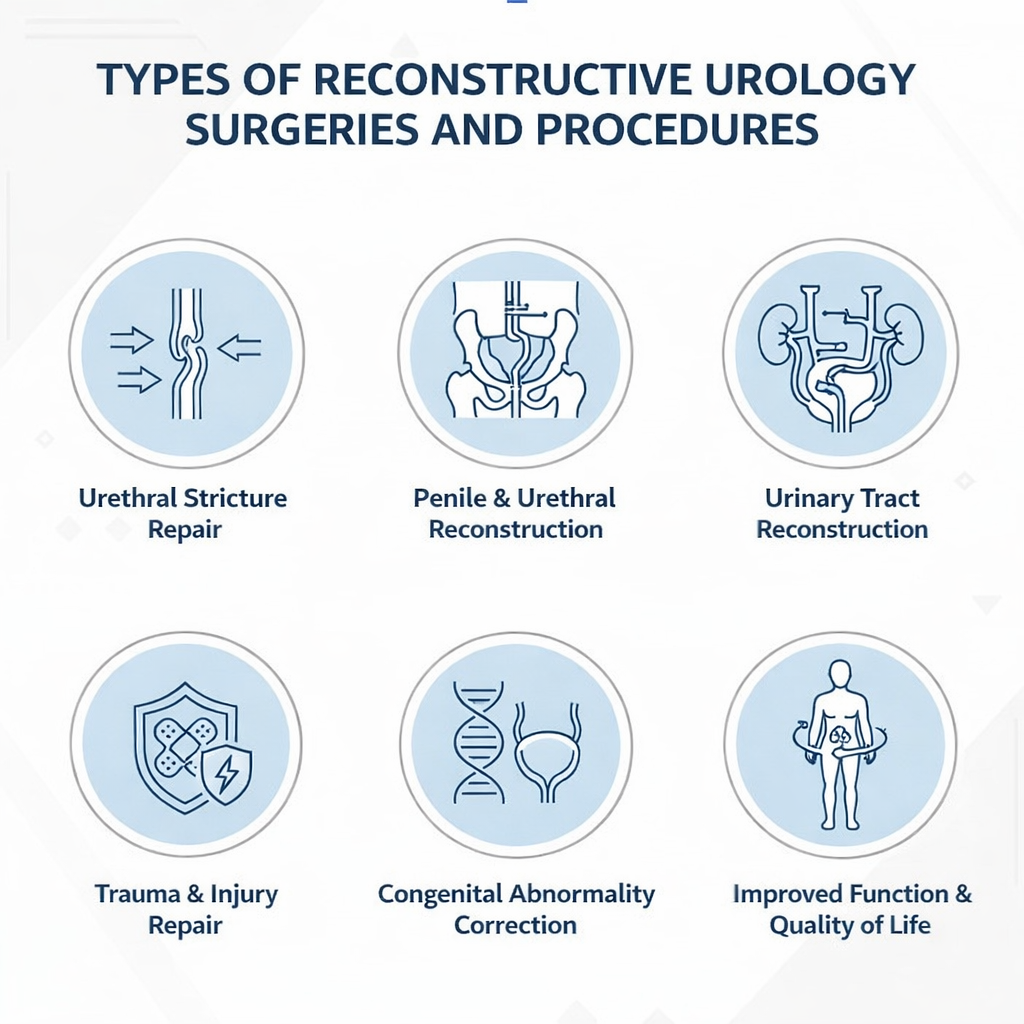 reconstructive urology types offered by dr gopichand m