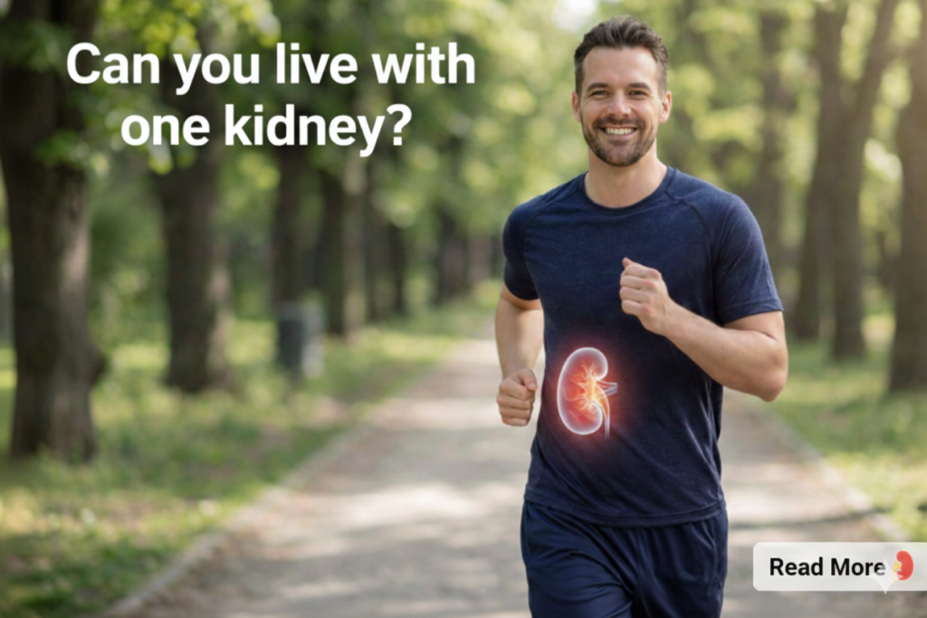 can a person live with one kidney