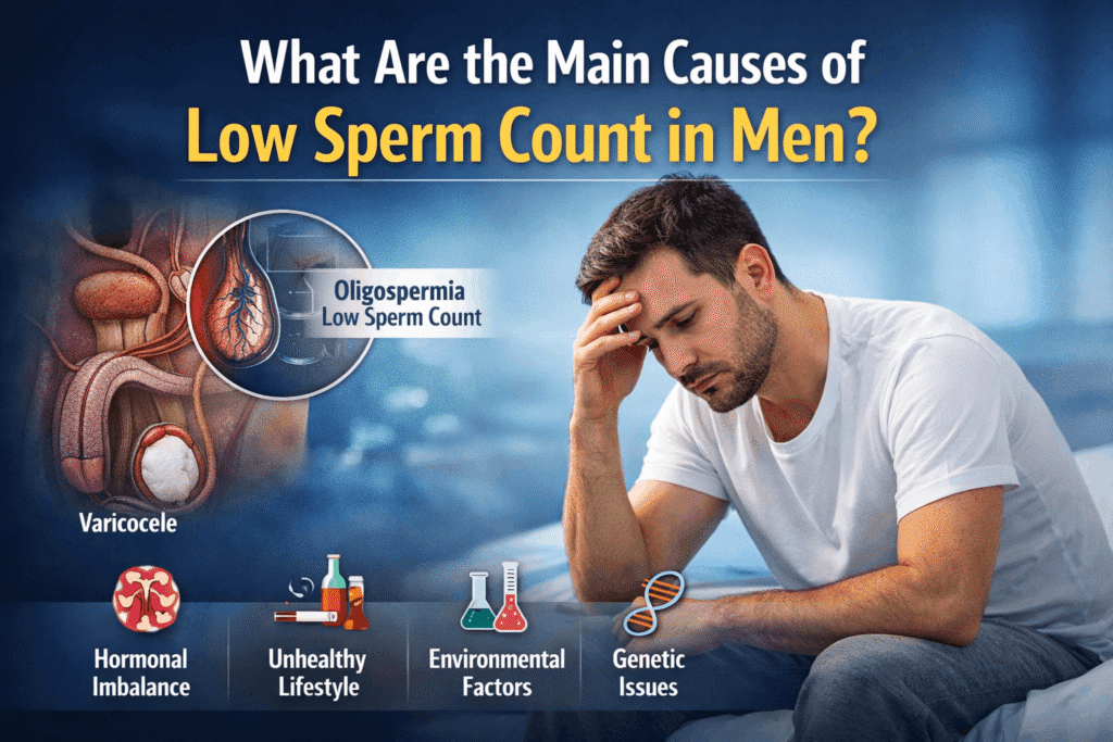 causes of low sperm count in men